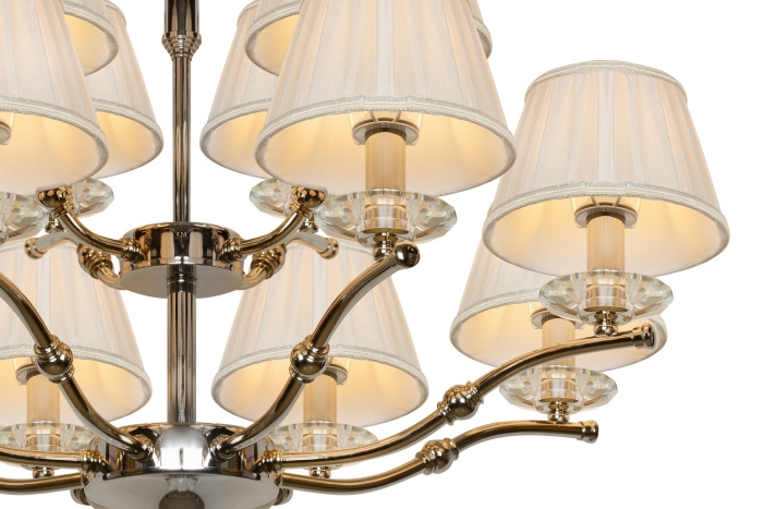 Подвесная люстра iLamp Vivaldi 85125/8+4 Хром