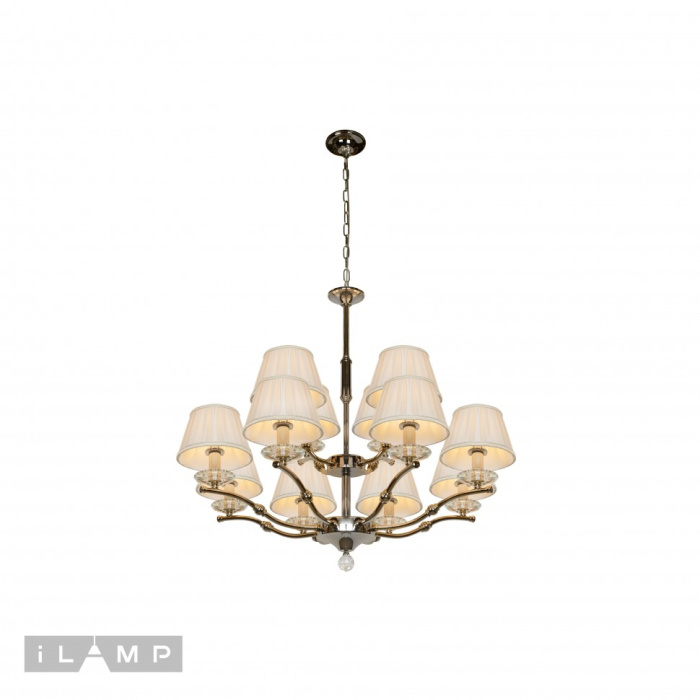 Подвесная люстра iLamp Vivaldi 85125/8+4 Хром