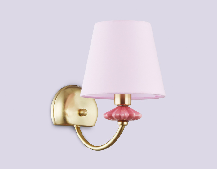 Настенный светильник с абажуром и декором из керамики Ambrella light LH75027