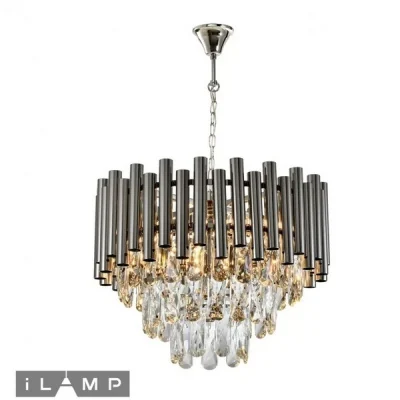 Подвесной светильник iLamp SAVAGE P9510-4 NICKEL