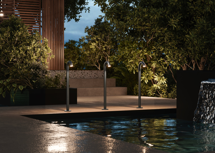 Садово-парковый светильник Maytoni Lumi O476FL-L4GF3K