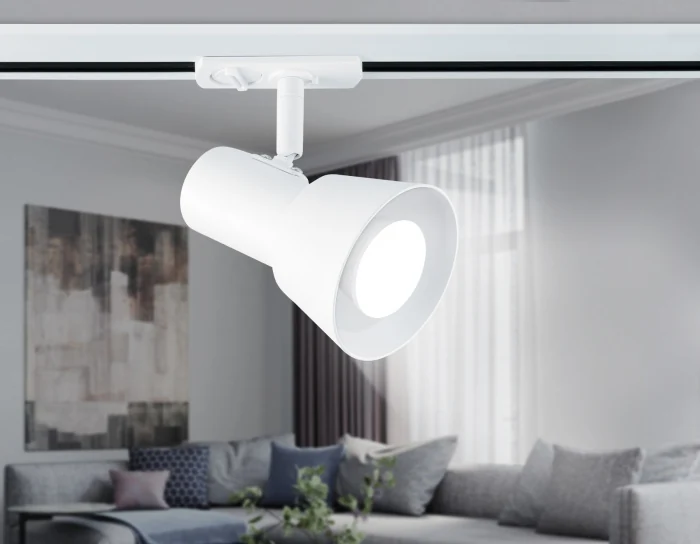 Трековый светильник со сменной лампой GU10 Ambrella light GL5150