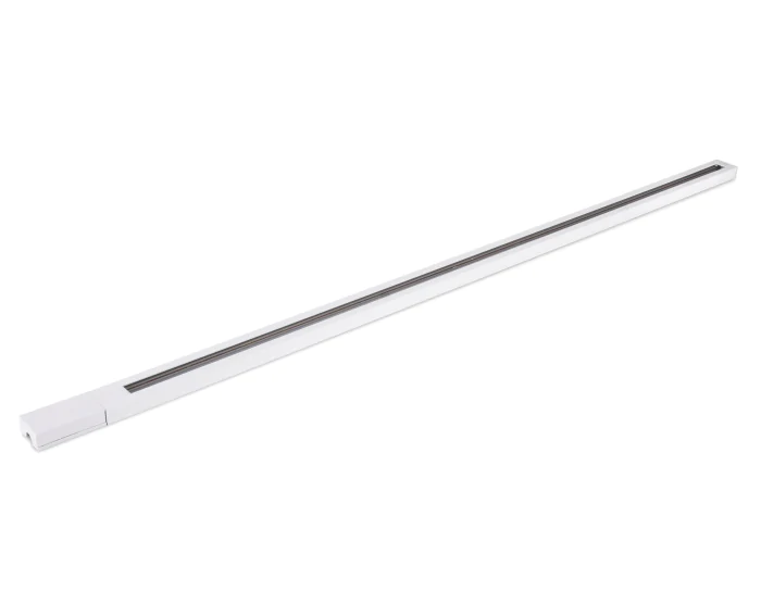 Трековый шинопровод однофазный 1м, с сетевым вводом и заглушкой Ambrella light GL7001