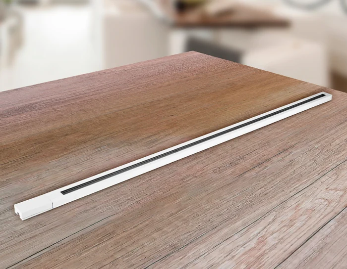 Трековый шинопровод однофазный 1м, с сетевым вводом и заглушкой Ambrella light GL7001