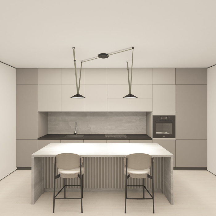 Светильник на шине Denkirs BELTY FLOW DK5564-BK