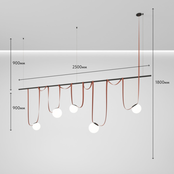 Трек-система Denkirs Belty SET DK55SET08-01-BR