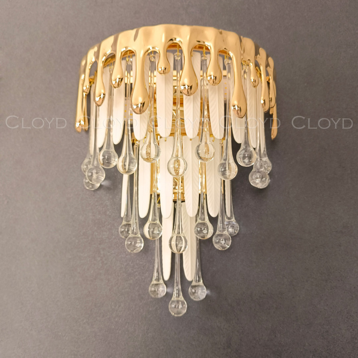 Бра Cloyd CAPULETTI W2 / выс. 32 см - золото (арт.20335)