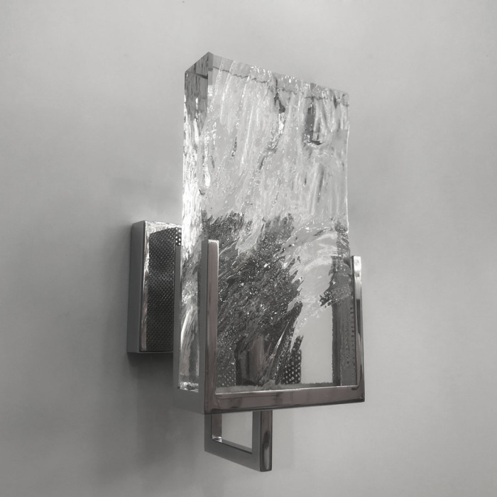 Бра Cloyd MINERAL W1 / выс. 30 см - хрусталь - хром (арт.20152)