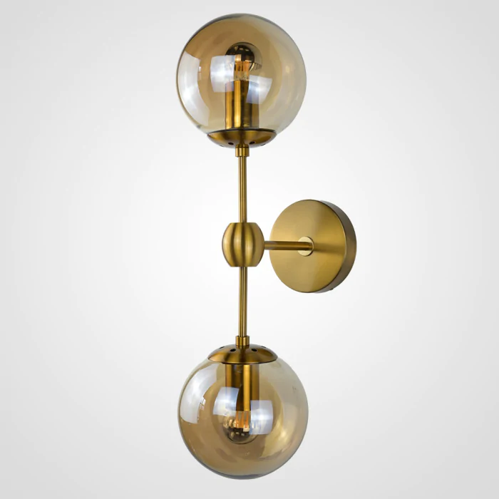 Бра Modo Sconce 2 Globes Gold ImperiumLoft