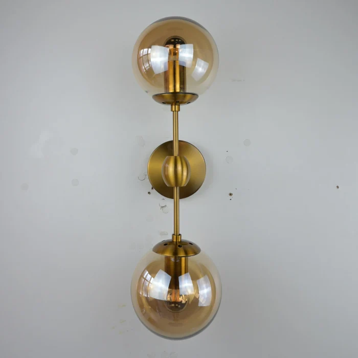 Бра Modo Sconce 2 Globes Gold ImperiumLoft