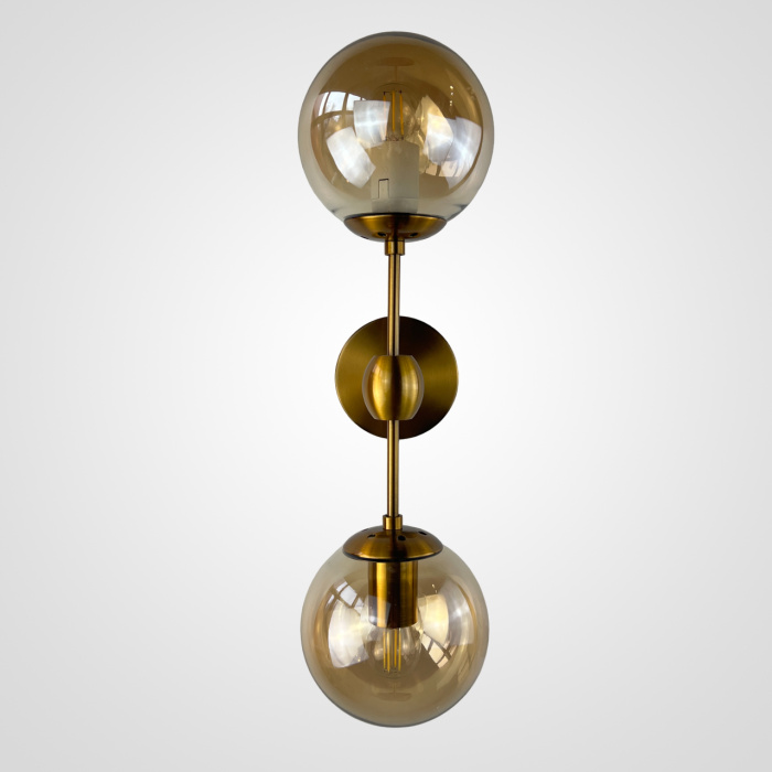 Бра Modo Sconce 2 Globes Gold ImperiumLoft