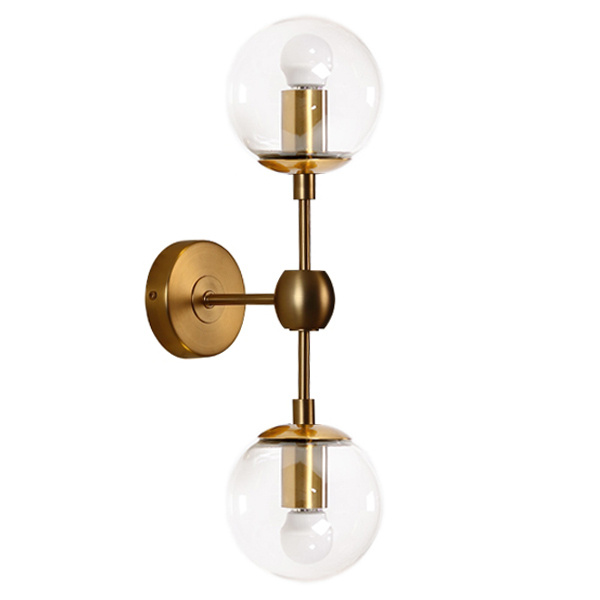 Бра Modo Sconce 2 Globes Gold ImperiumLoft