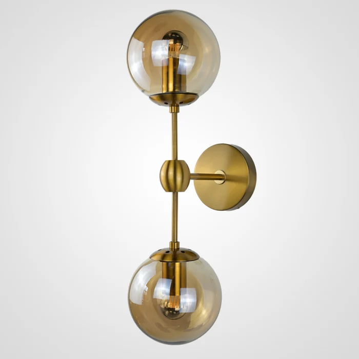 Бра Modo Sconce 2 Globes Gold ImperiumLoft