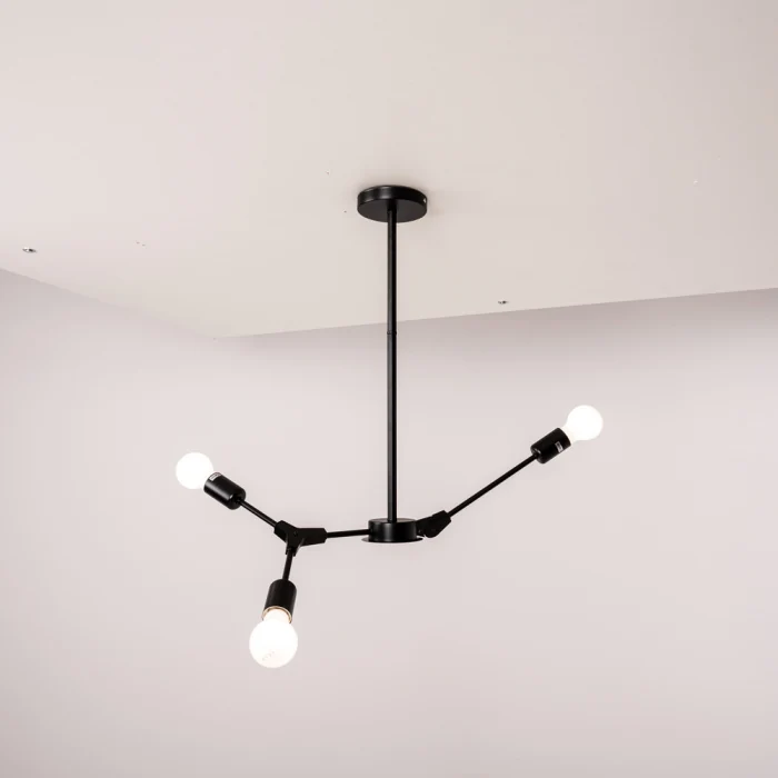 Люстра на штанге LATE D55 Black ImperiumLoft