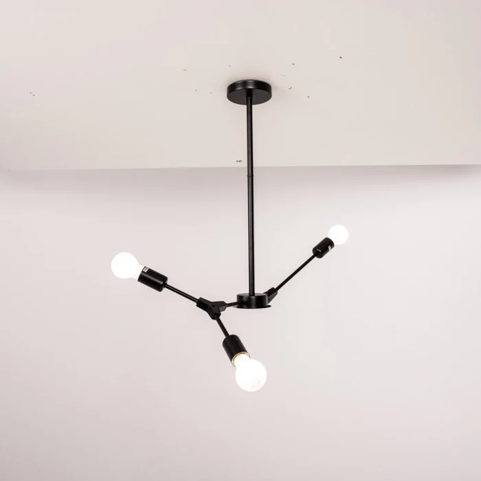 Люстра на штанге LATE D55 Black ImperiumLoft