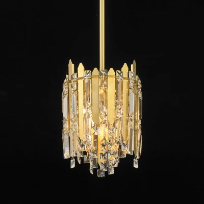 Подвесной светильник Cloyd ALCATRAZ-A P3 / Ø23 см - латунь (арт.10600)