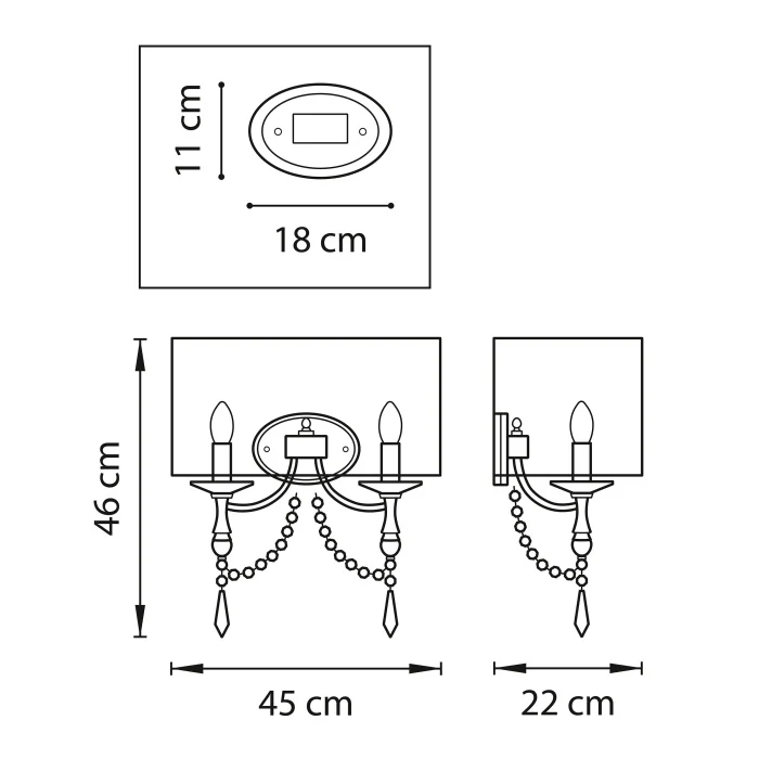 Бра LIGHTSTAR 725626