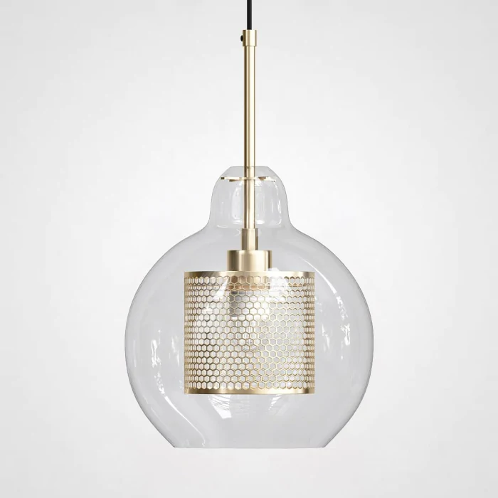 Подвесной светильник CATCH F pear brass D25 ImperiumLoft