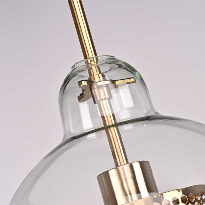 Подвесной светильник CATCH F pear brass D25 ImperiumLoft