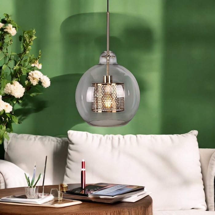 Подвесной светильник CATCH F pear brass D25 ImperiumLoft