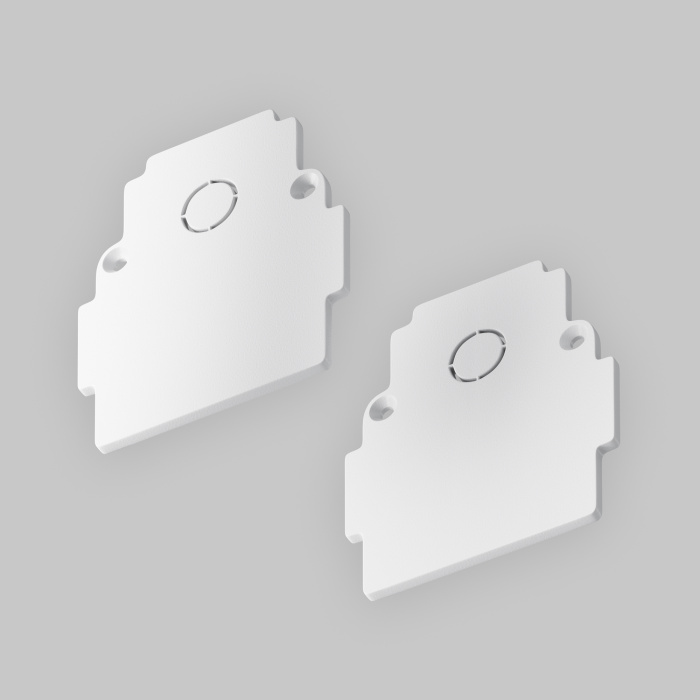 Заглушка торцевая 2шт Gravity встраиваемый белый Maytoni TRA010EC-42W