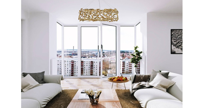 Люстра подвесная Lucia Tucci FABIAN 1557.10 ORO