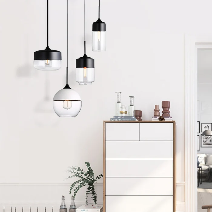 Подвесной светильник NORD C D20 White/Transparent ImperiumLoft