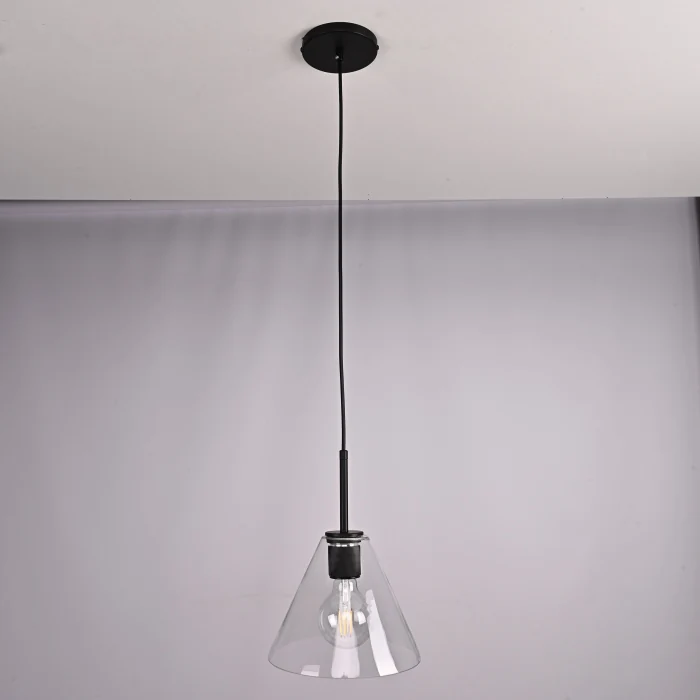 Подвесной светильник RH Utilitaire Funnel Pendant Black ImperiumLoft