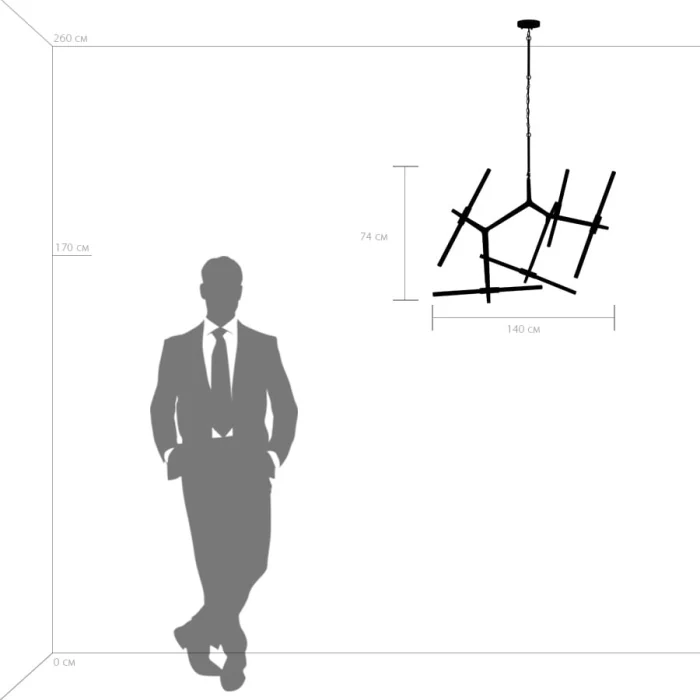 Подвесная люстра Struttura LIGHTSTAR 742107