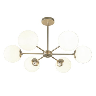 Потолочная люстра на штанге ETHEREAL ESCADA 2110/6P Gold