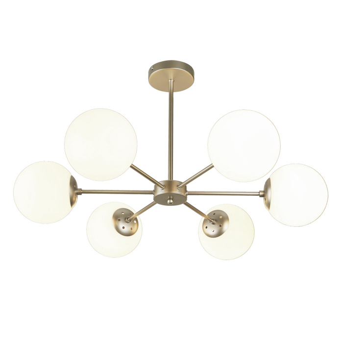 Потолочная люстра на штанге ETHEREAL ESCADA 2110/6P Gold