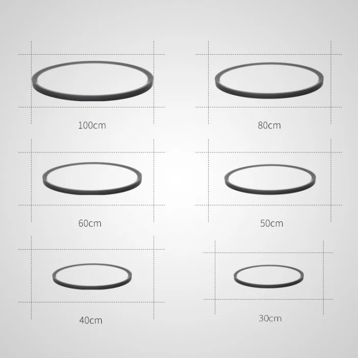 Потолочный светильник EXTRASLIM D50 Black ImperiumLoft