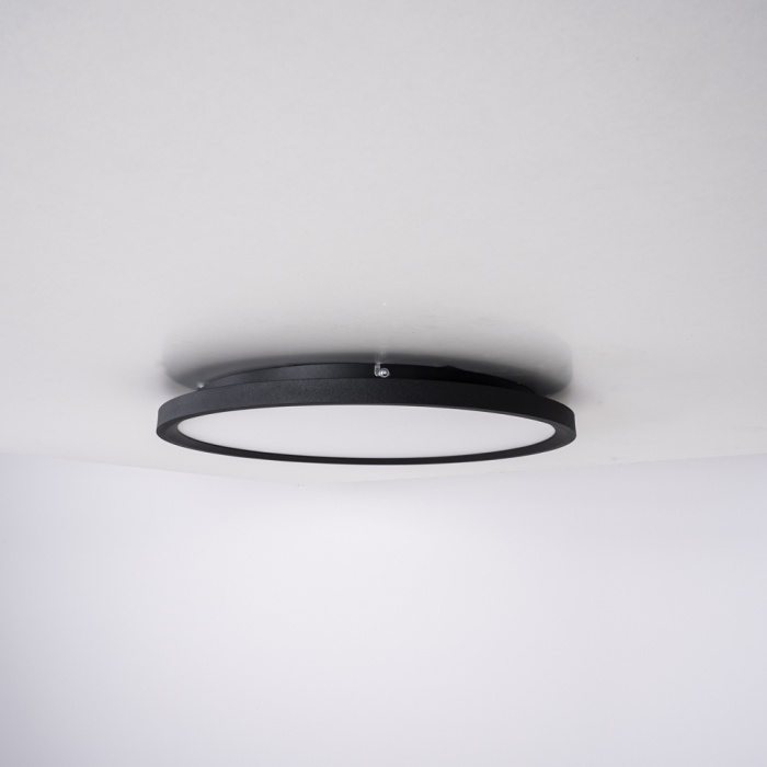 Потолочный светильник EXTRASLIM D50 Black ImperiumLoft