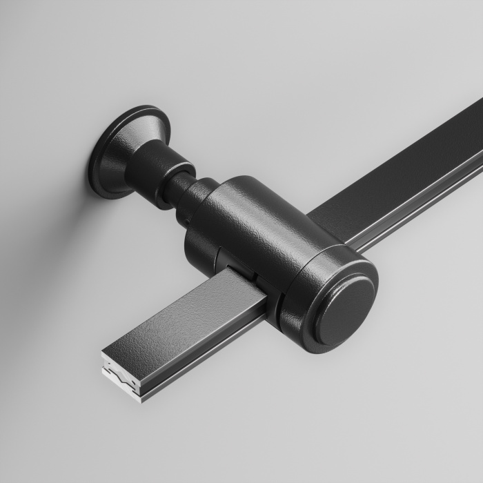 Крепление настенное Wall одинарное Flarity черный Maytoni TRA155CW-S1-B