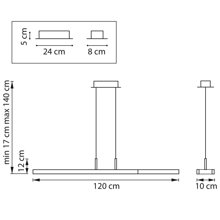 Линейный подвесной светильник Lodi Lightstar 723527