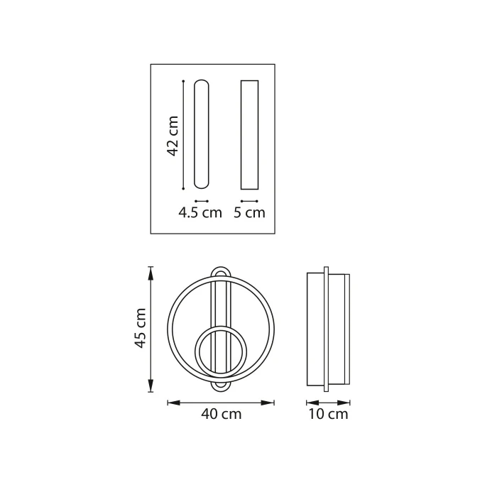 Настенно-потолочный светильник Undine Lightstar 738667