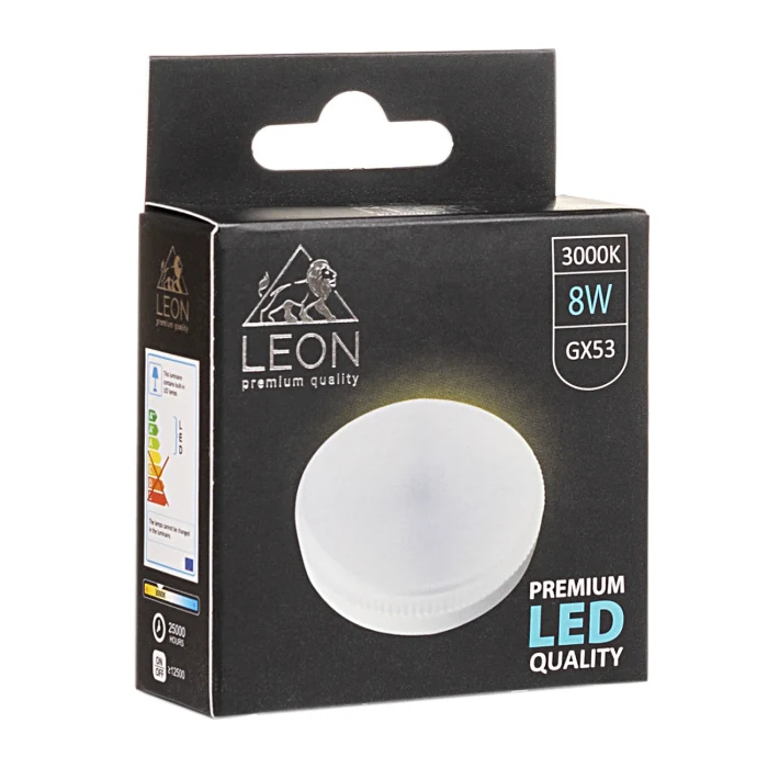 Светодиодная лампа Leon LE-GX53-8W-3000K
