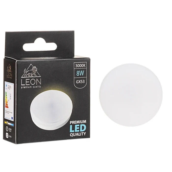 Светодиодная лампа Leon LE-GX53-8W-3000K