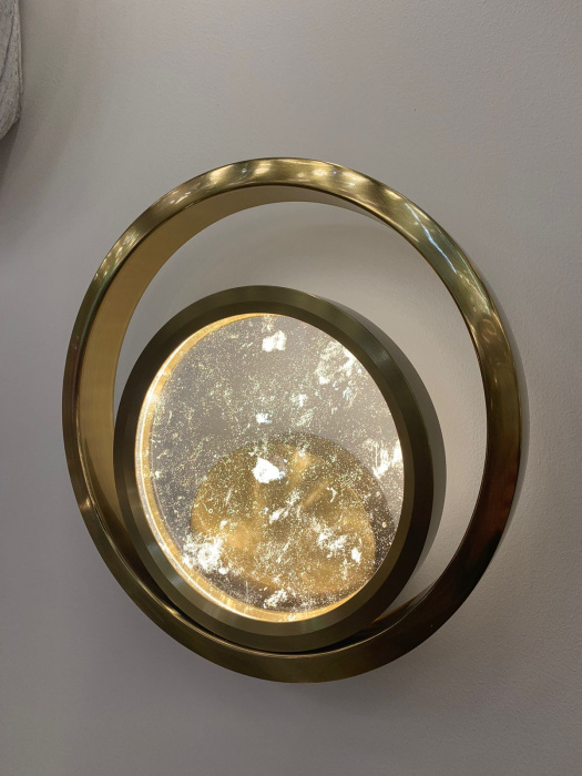Настенный светильник Delight Collection Moon Light MB8700-1A brushed gold