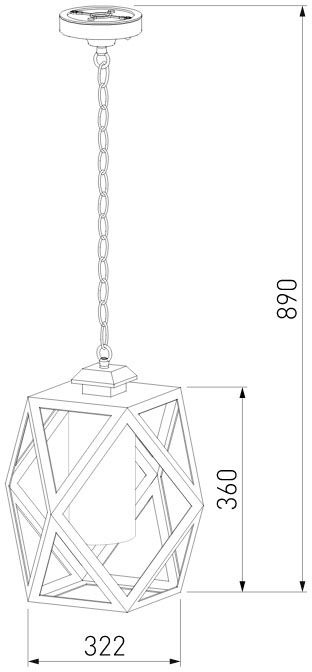 Уличный подвесной светильник Elektrostandard Ambra 4690389176852