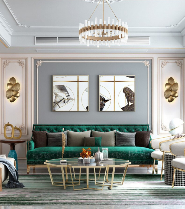 Настенный светильник Delight Collection OMB19003 OMB19003-6L gold