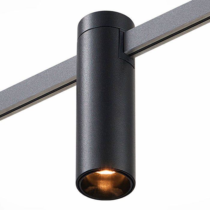 Магнитный трековый светильник FARM Черный LED 1*5W 4000K 227Lm Ra90 60 IP20 D35xH112 2 ST810.446.05