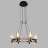 Подвесная люстра Delight Collection P0738 P0738-6A gold/pearl black