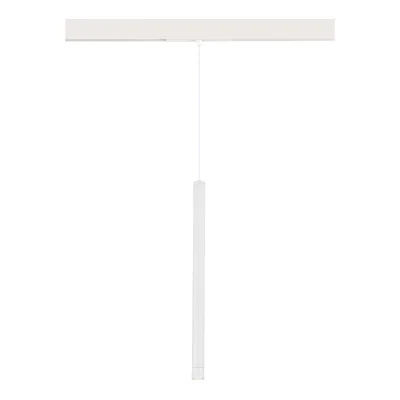 Магнитный трековый светильник Белый LED 1*8W 3000K 450Lm Ra90 24° IP20 D30xH500 48V ST683.536.08