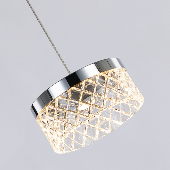 Подвесной светильник Delight Collection Diamond cut MD21020075-3A chrome