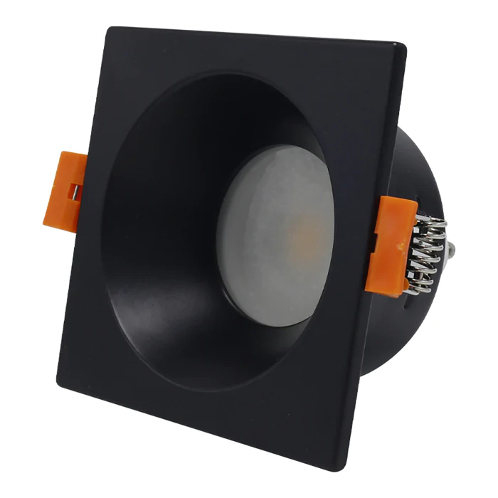 Светильник встраиваемый Черный GU10 1*50W IP65 L85xW85xH53 220V Без ламп ST256.418.01