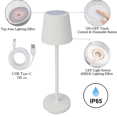 Светильник настольный Arte Lamp FUYUE A1616LT-1WH