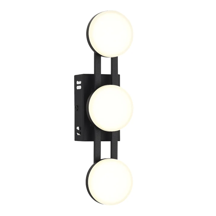 Светильник настенный ST-Luce черный/белый LED 1*6W 4000K SL6610.401.03