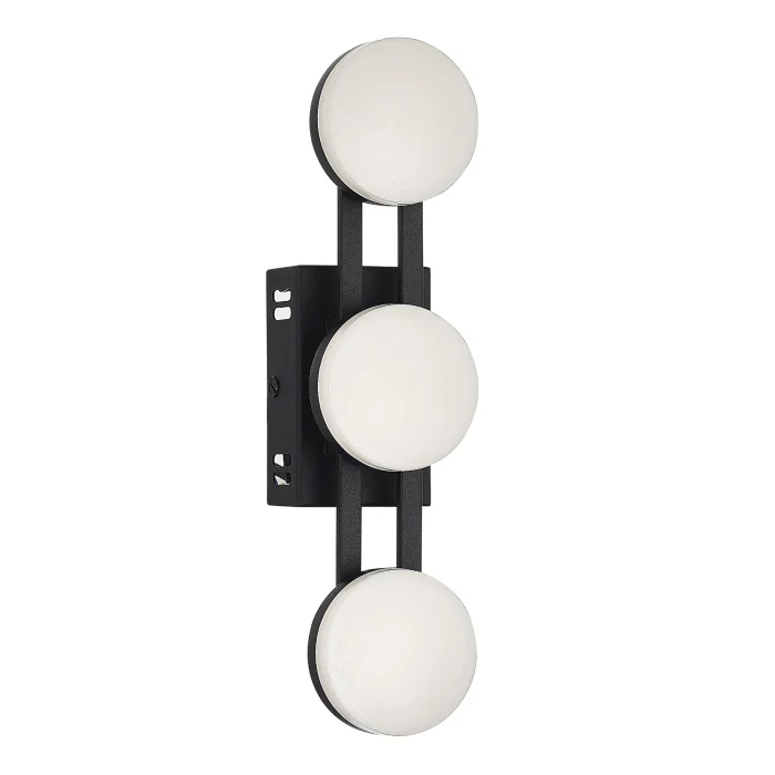 Светильник настенный ST-Luce черный/белый LED 1*6W 4000K SL6610.401.03