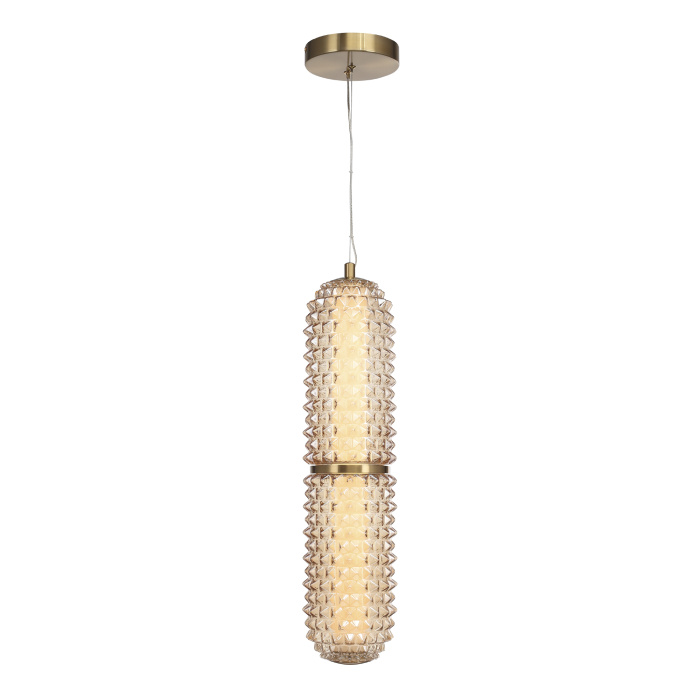 Светильник подвесной ST-Luce латунь/Шампань LED 1*22W 4000K SL6144.303.01